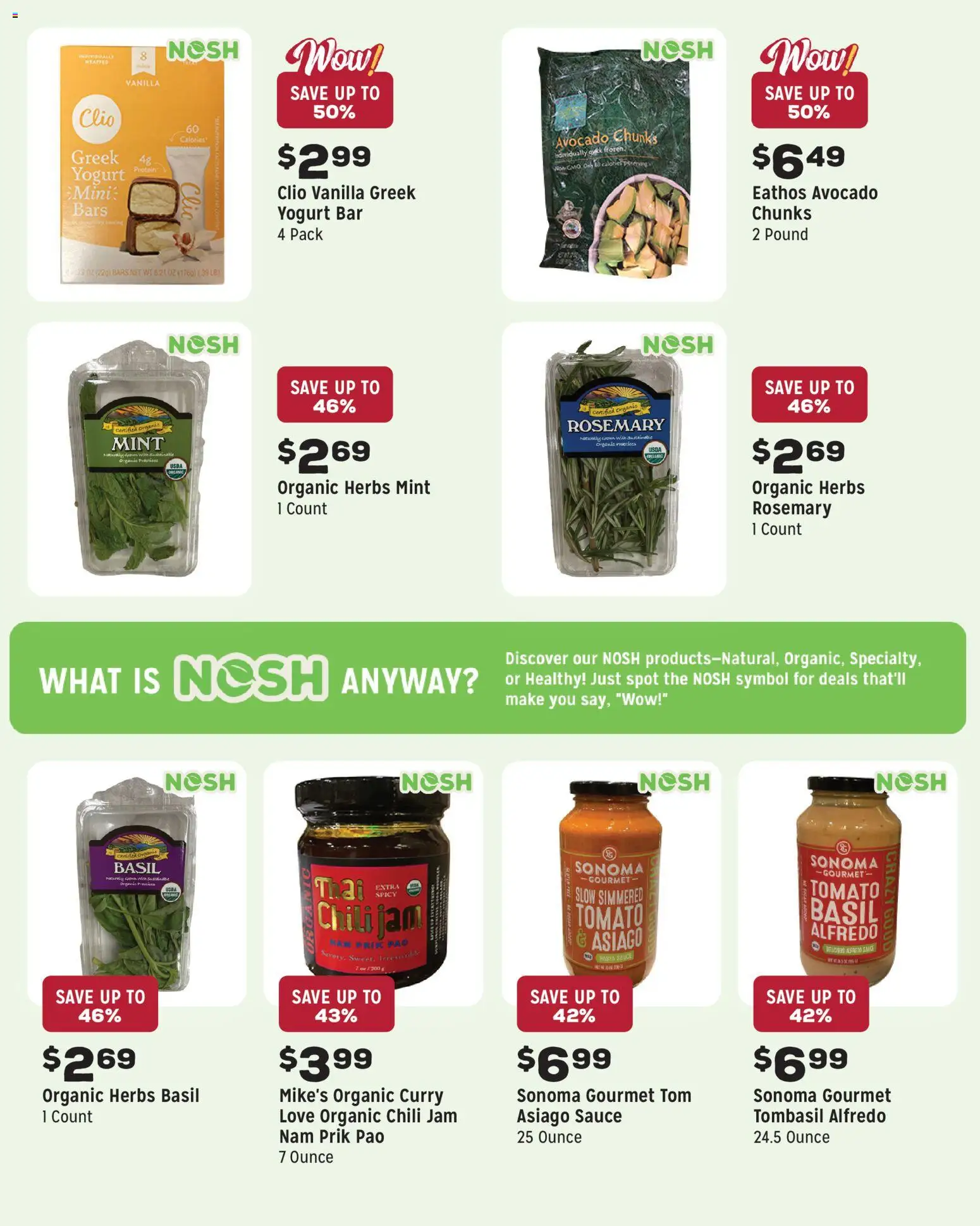 Grocery Outlet Weekly Ad - CA - valid from 07.01.2026 | Page: 10 | Products: Yogurt, Avocado, Sauce