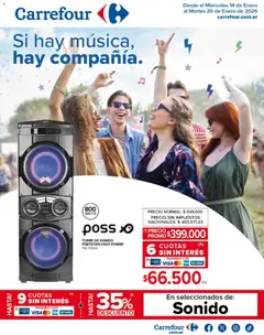 Vista previa Carrefour - Especial Sonido válido desde el 14.01.2026
