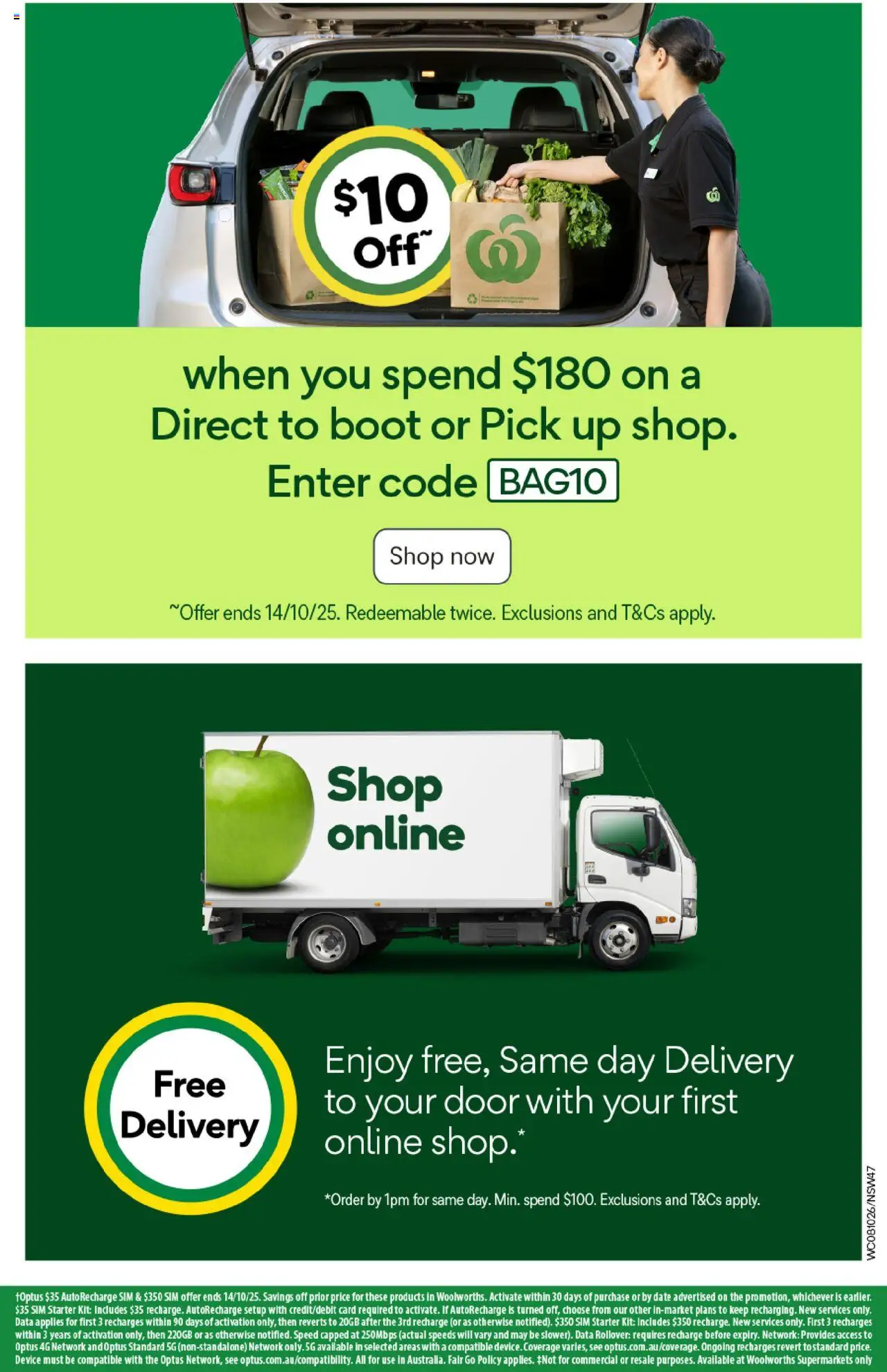 Woolworths catalogue - valid from 08.10.2025 | Page: 47 | Products: Door, Date, Device
