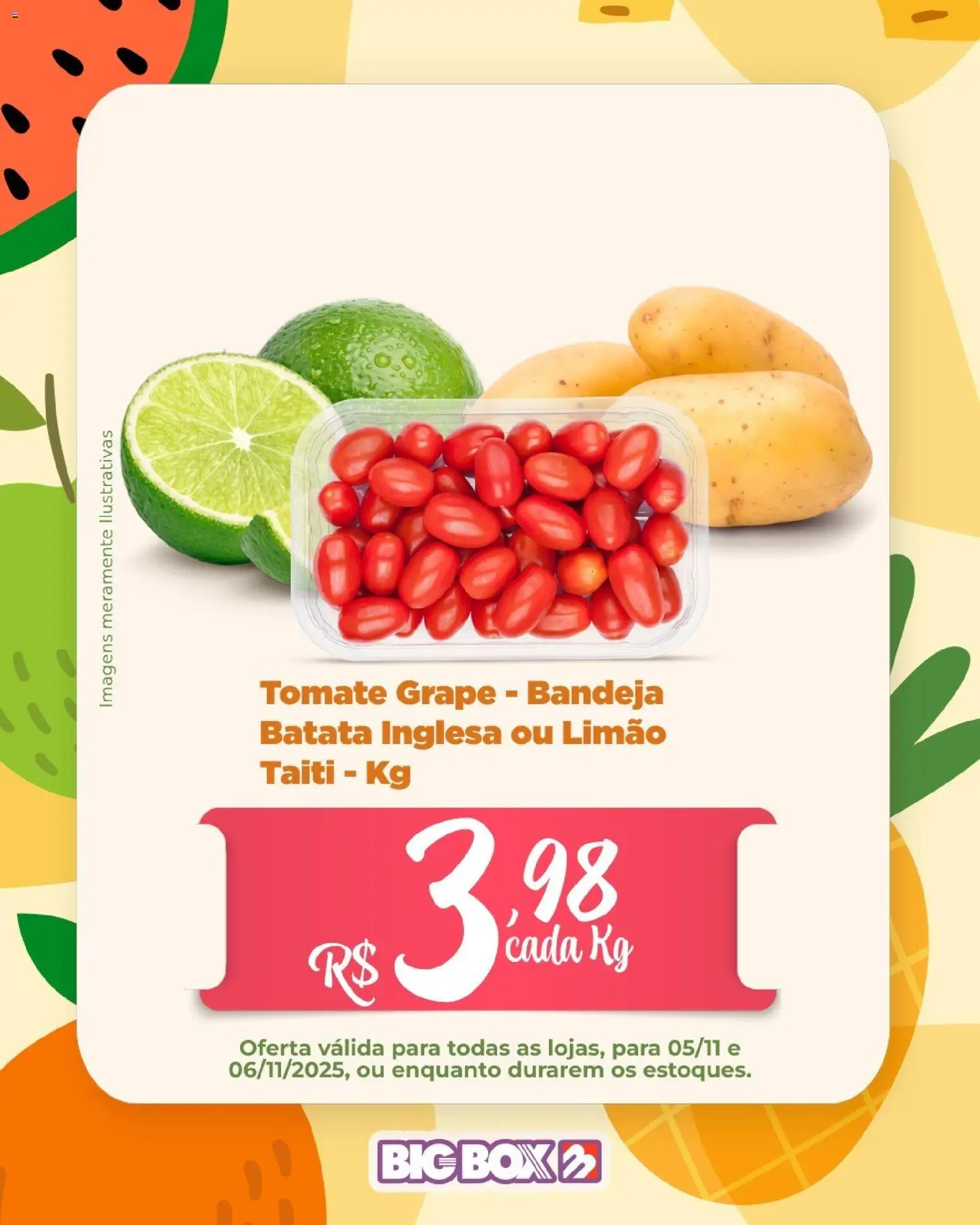 Big Box Folheto - válido de 05.11.2025 | Página: 1 | Produtos: Bandeja, Batata