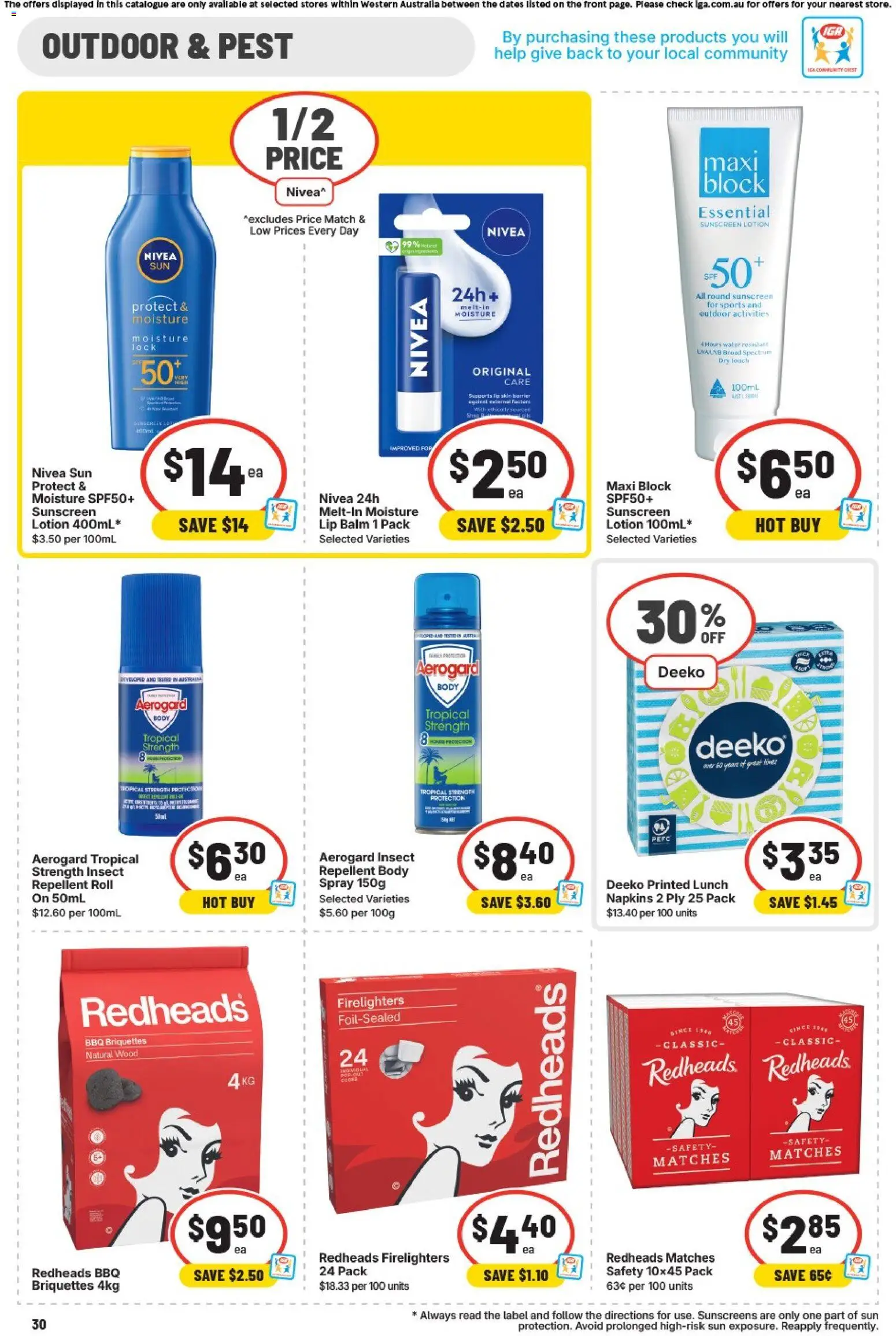 IGA catalogue - valid from 21.01.2026 | Page: 37 | Products: Lotion, Napkins, Wood, Water