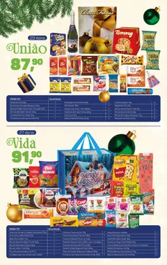 Arena Atacado - Ofertas Cestas de Natal - Pré-Visualização do folheto da loja Arena Atacado, válido de 24.10.2025 | Página: 4 | Produtos: Lentilha, Biscoito, Chocolate, Macarrão