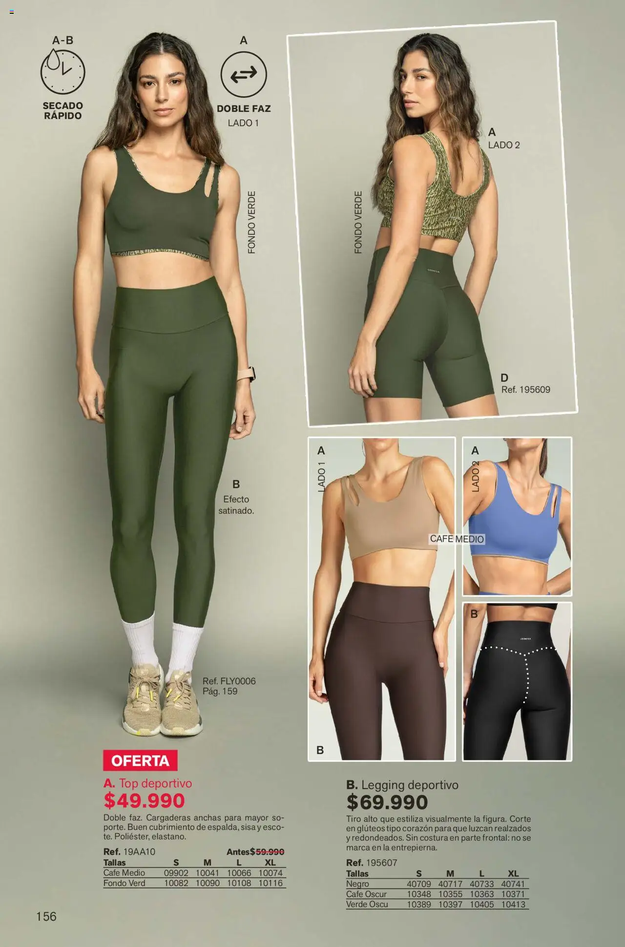 Leonisa revista - valida desde el 01.09.2025 | Página: 156 | Productos: Top, Café