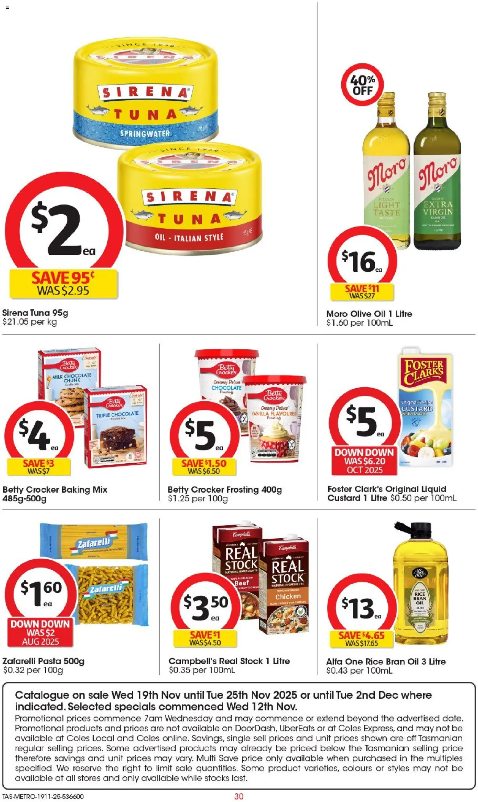 Coles catalogue - valid from 19.11.2025 | Page: 31 | Products: Frosting, Chicken, Beef, Tuna
