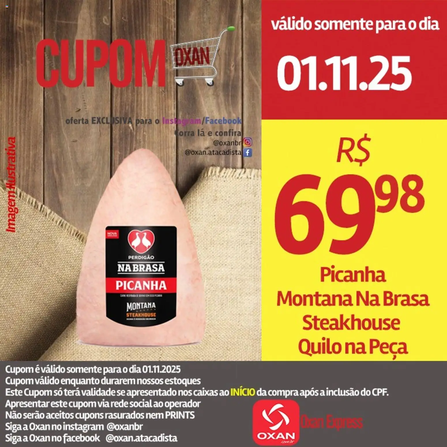 Oxan Atacadista Folheto - válido de 01.11.2025 | Página: 2 | Produtos: Picanha