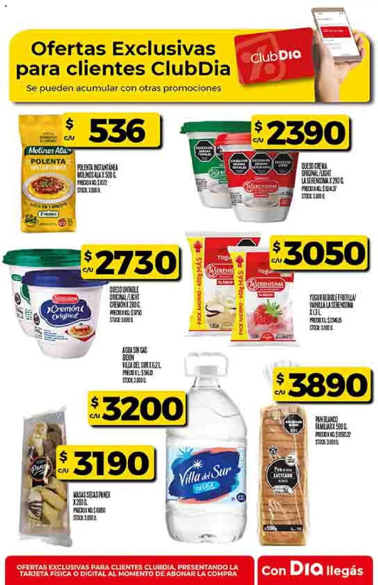 Dia - Ofertas - Salta y Jujuy │ válido desde el 25.02.2026 | Página: 51 | Productos: Queso crema, Polenta, Queso, Yogur