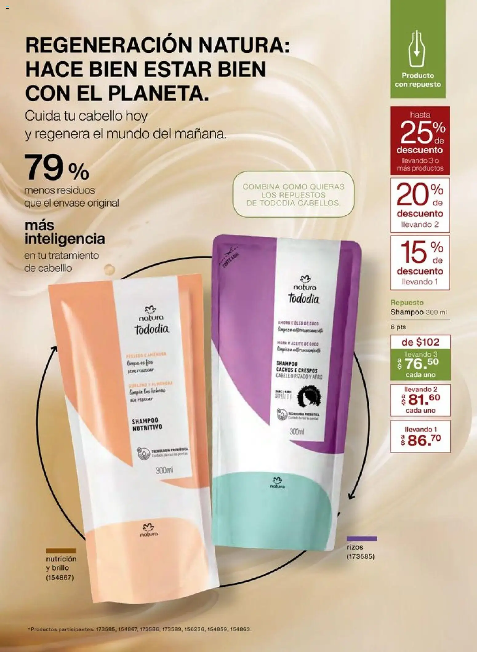 Nuevas ofertas de Natura válidas en toda la República Mexicana desde el 20.12.2025. ¡Encuentra las mejores ofertas en Natura campaña 1 2026! | Página: 136 | Productos: Brillo, Aceite