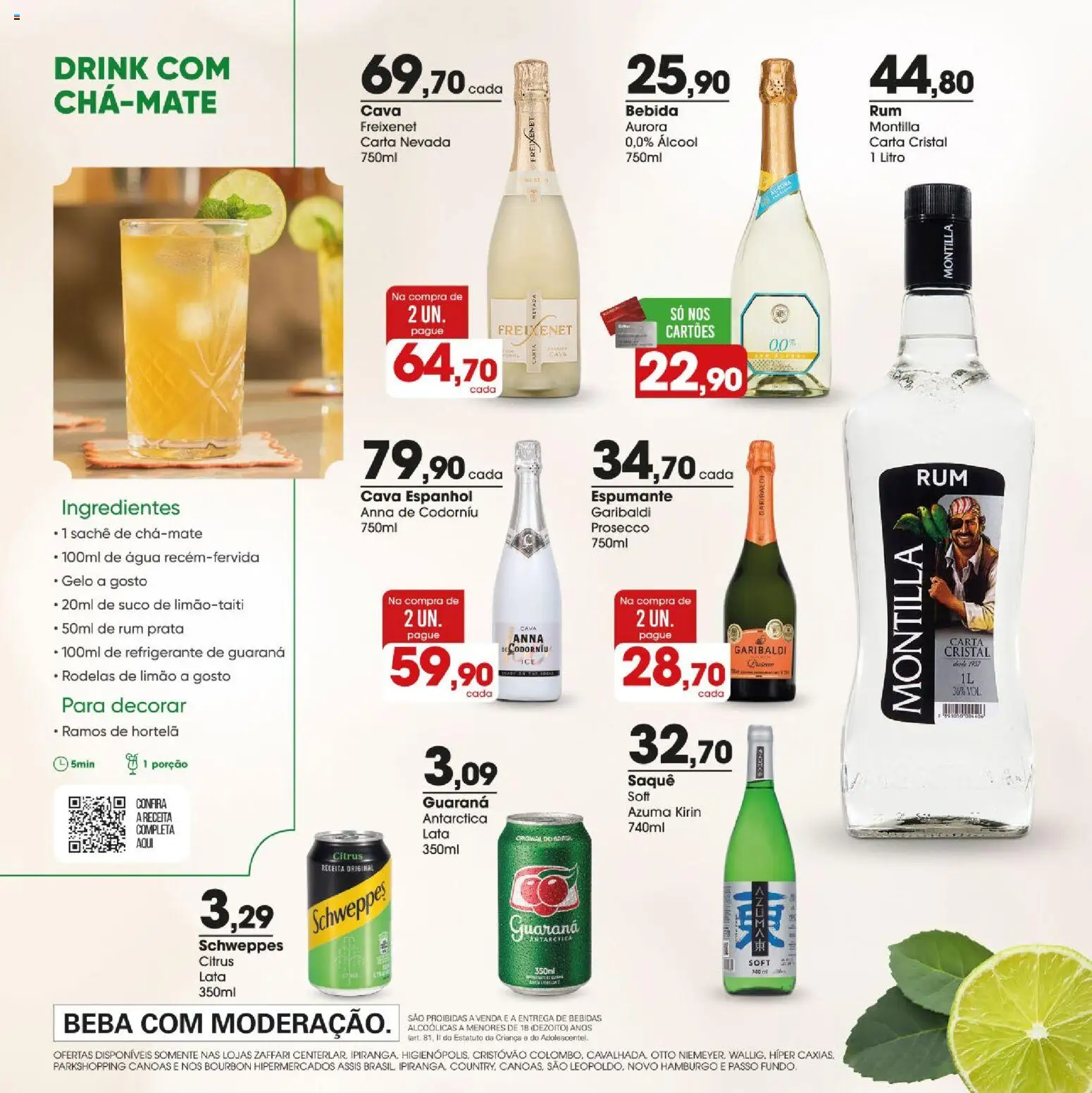 Zaffari Folheto - válido de 09.01.2026 | Página: 7 | Produtos: Guaraná, Bourbon, Refrigerante, Rum