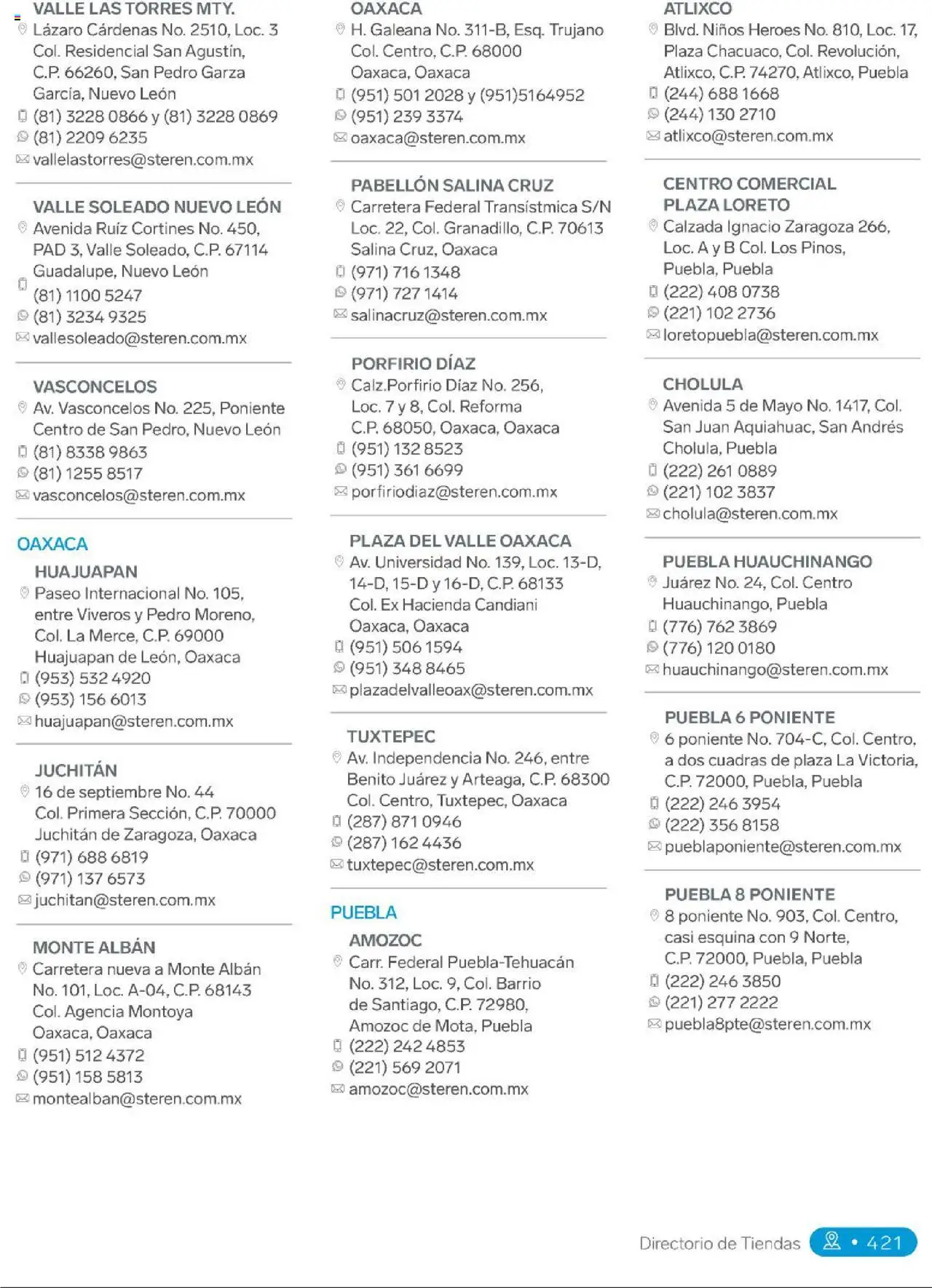 Nuevas ofertas de Steren válidas en toda la República Mexicana desde el 01.01.2025. ¡Encuentra las mejores ofertas en Steren catálogo! | Página: 439