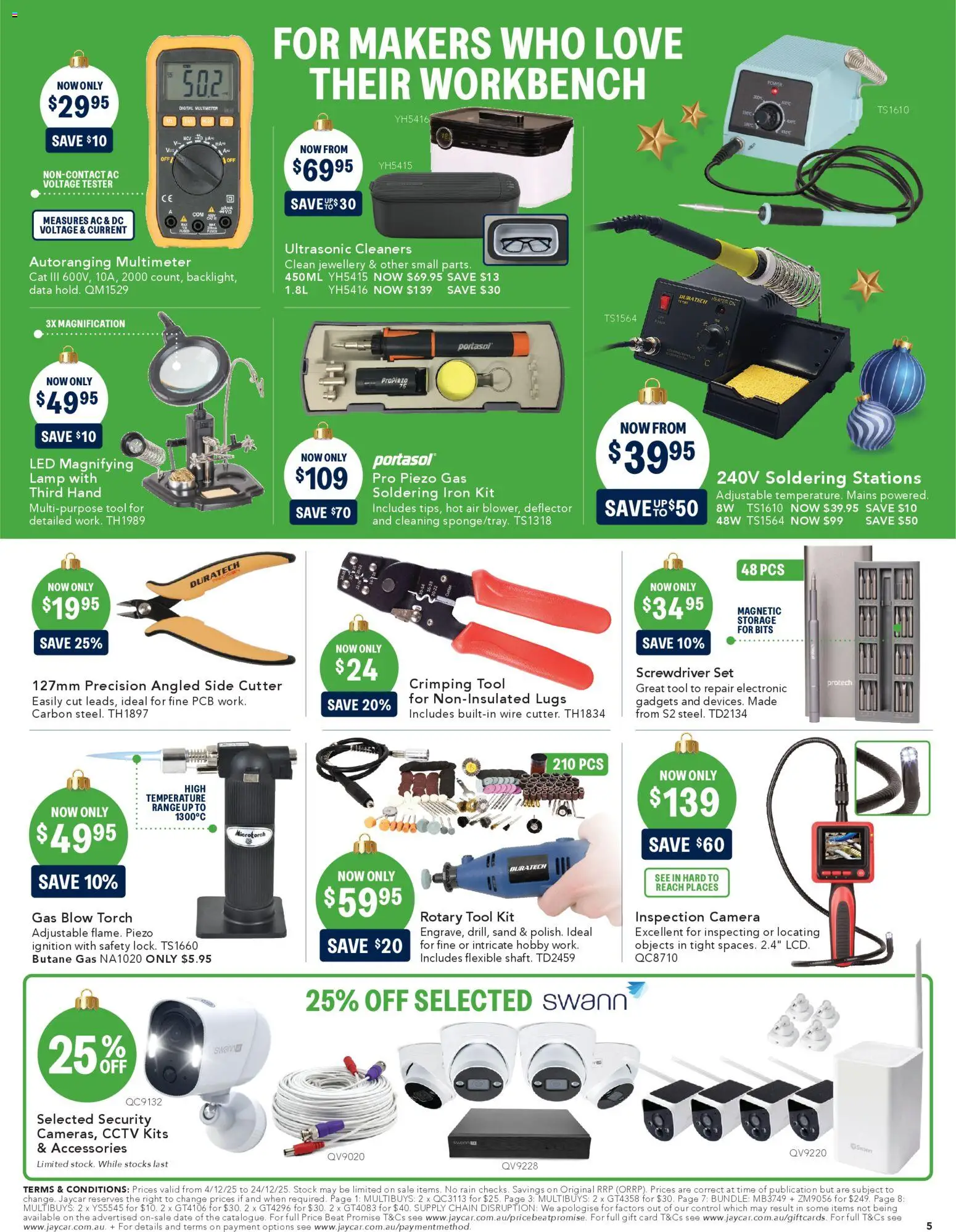 Jaycar catalogue - valid from 04.12.2025 | Page: 5 | Products: Kits, Accessories, Multipurpose, Iron