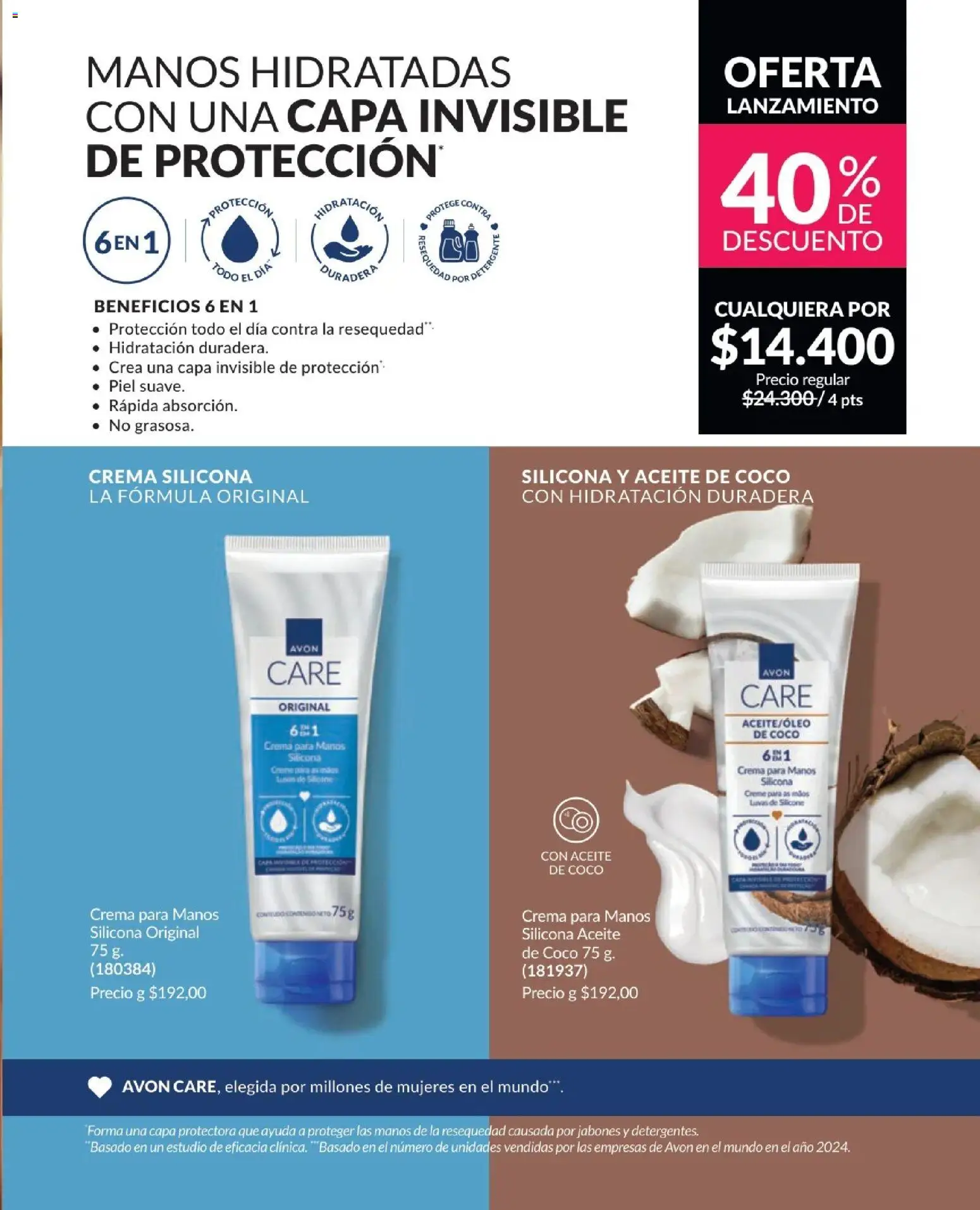 Avon revista - valida desde el 01.12.2025 | Página: 135 | Productos: Crema, Coco, Aceite