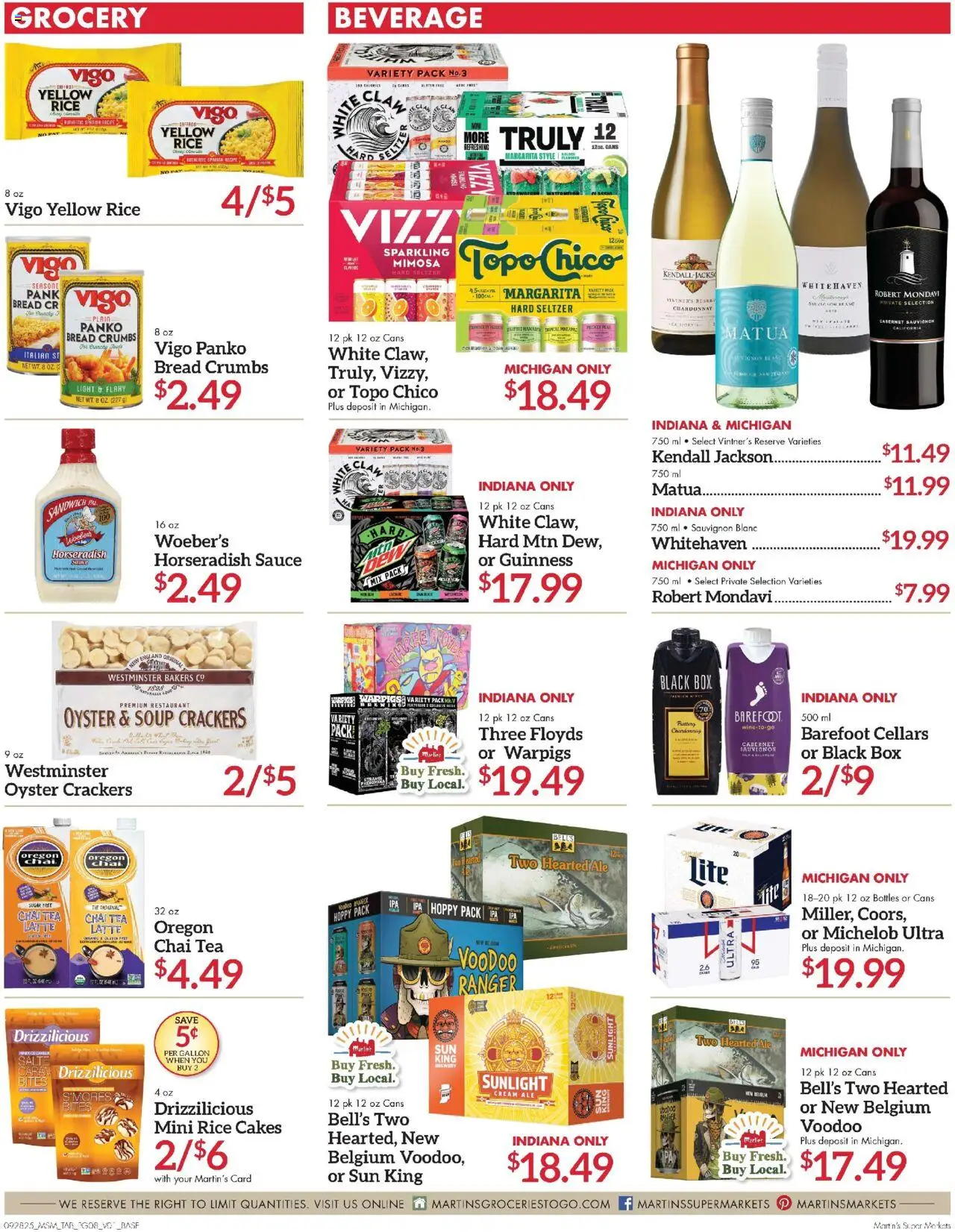 Martin’s Weekly Ad - valid from 28.09.2025 | Page: 8 | Products: Rice, Cream, Sauce, Sugar