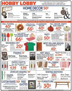 Preview of Hobby Lobby weekly ads valid from 27.07.2025