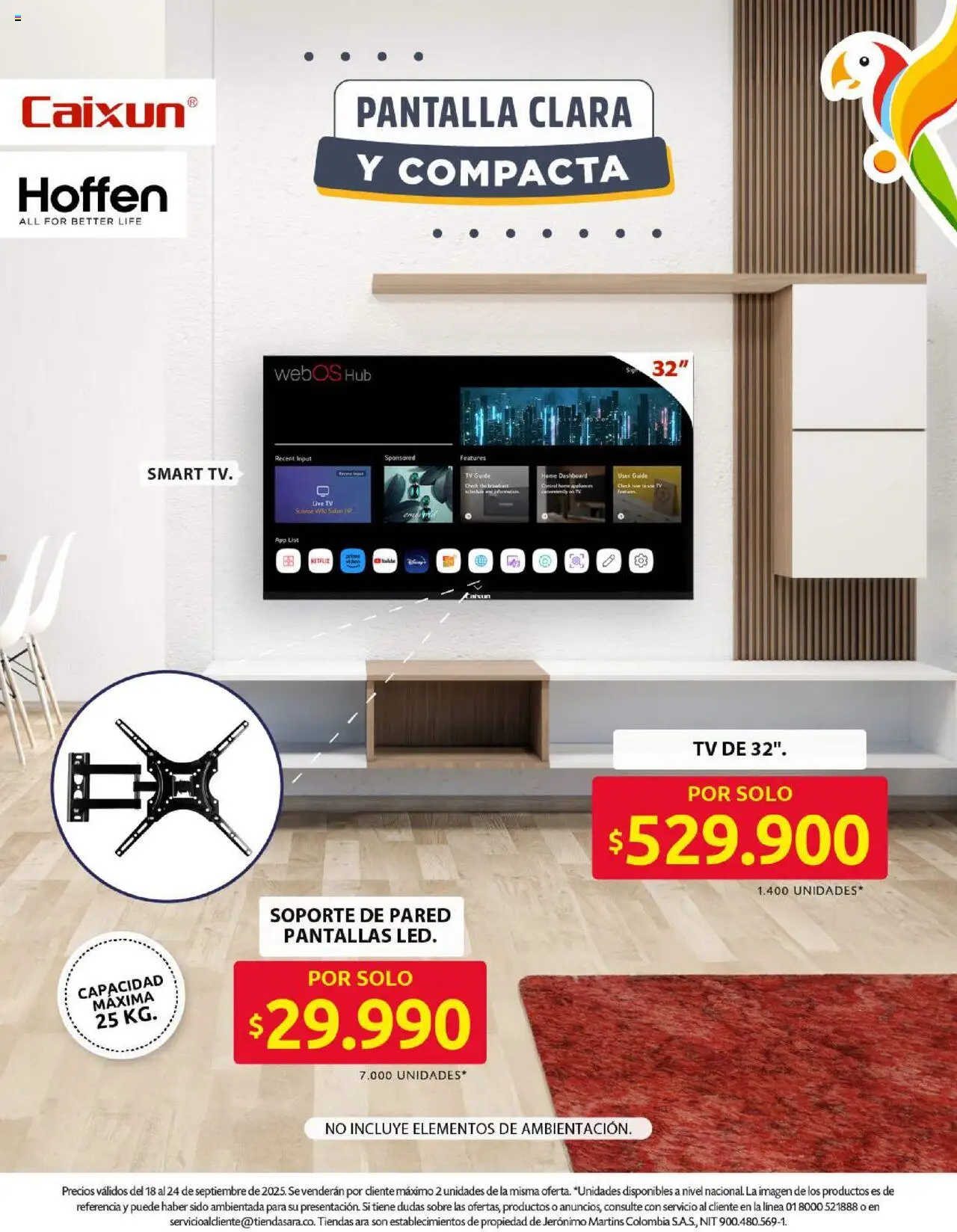 Ara revista - valida desde el 18.09.2025 | Página: 16 | Productos: Sobre, Pantallas
