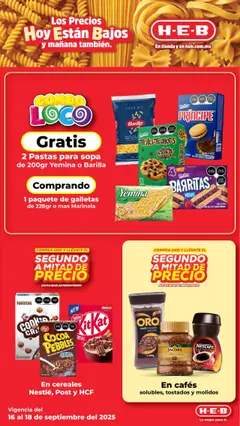 Nuevas ofertas de H-E-B válidas en toda la República Mexicana desde el 16.09.2025. ¡Encuentra las mejores ofertas en H-E-B - Folleto! | Página: 7