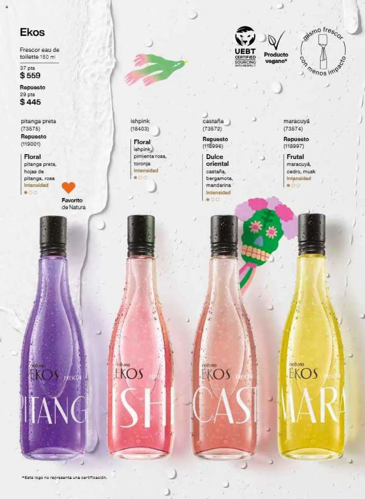 Nuevas ofertas de Natura válidas en toda la República Mexicana desde el 17.09.2025. ¡Encuentra las mejores ofertas en Natura - Campaña 15 2025! | Página: 38 | Productos: Pimienta, Toronja, Eau de toilette