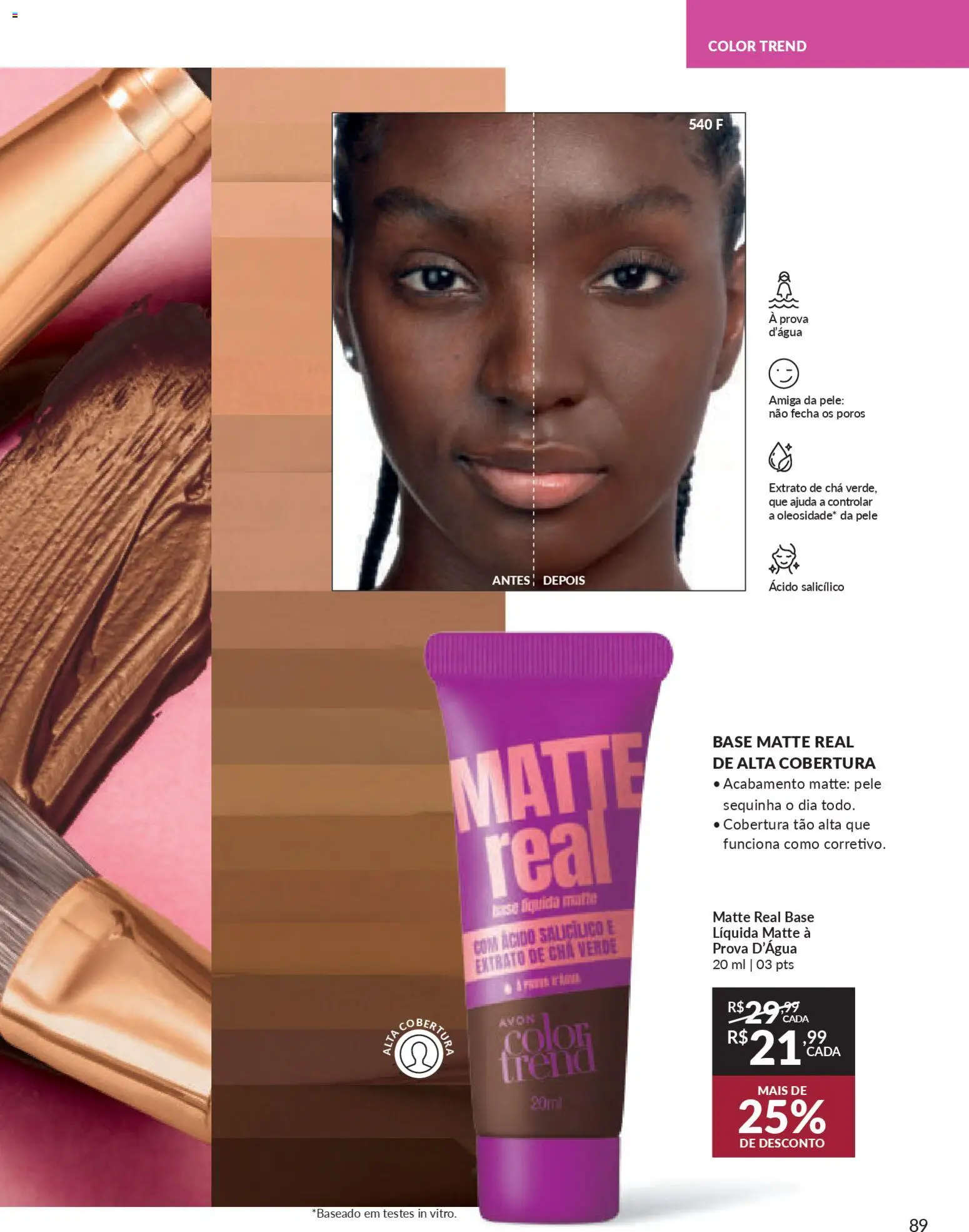 Avon Folheto - válido de 21.11.2025 | Página: 89 | Produtos: Base, Chá, Chá verde