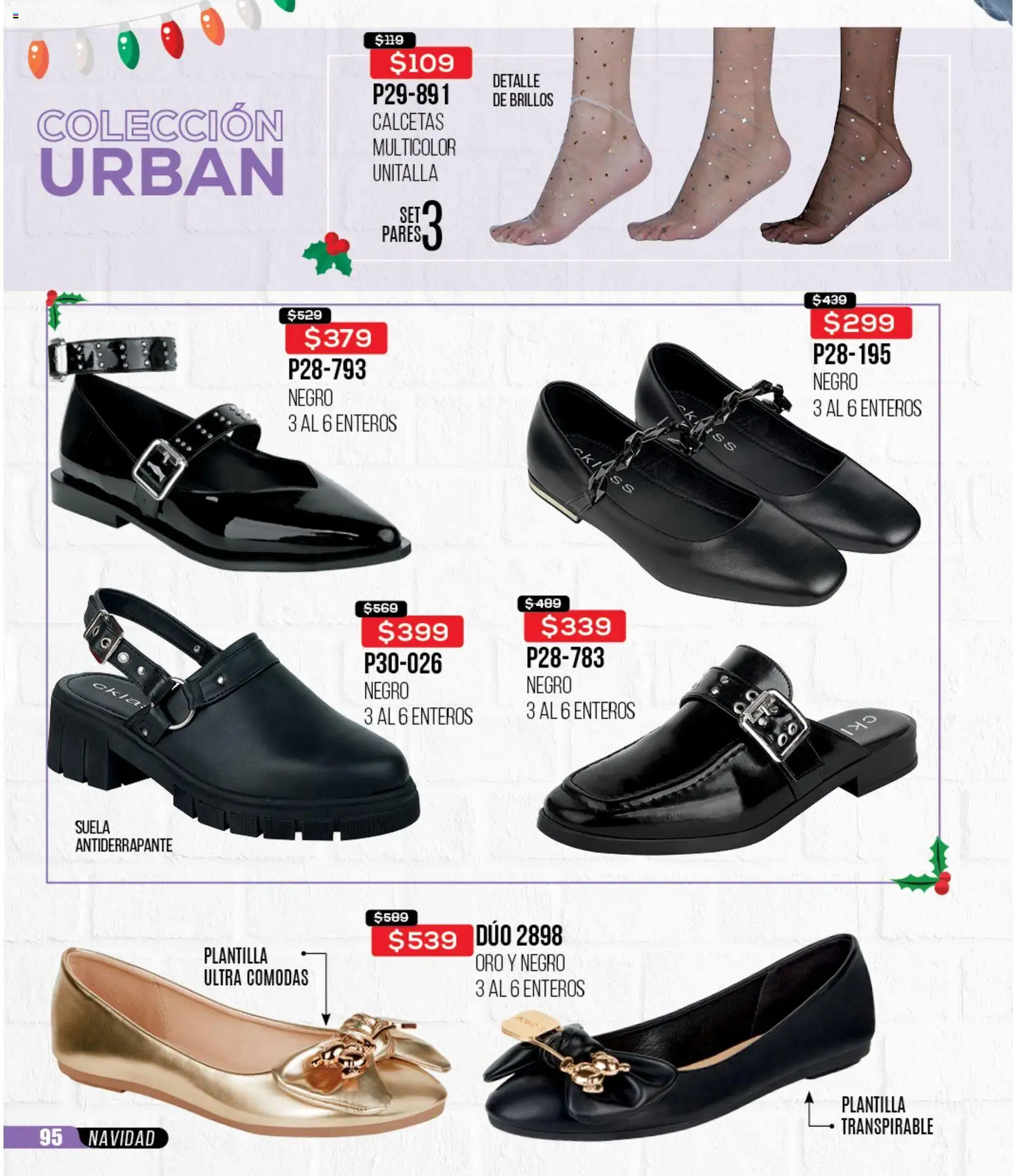 Nuevas ofertas de Cklass válidas en toda la República Mexicana desde el 30.11.2025. ¡Encuentra las mejores ofertas en Cklass catálogo Rebajas Navideñas Ropa! | Página: 353 | Productos: Calcetas