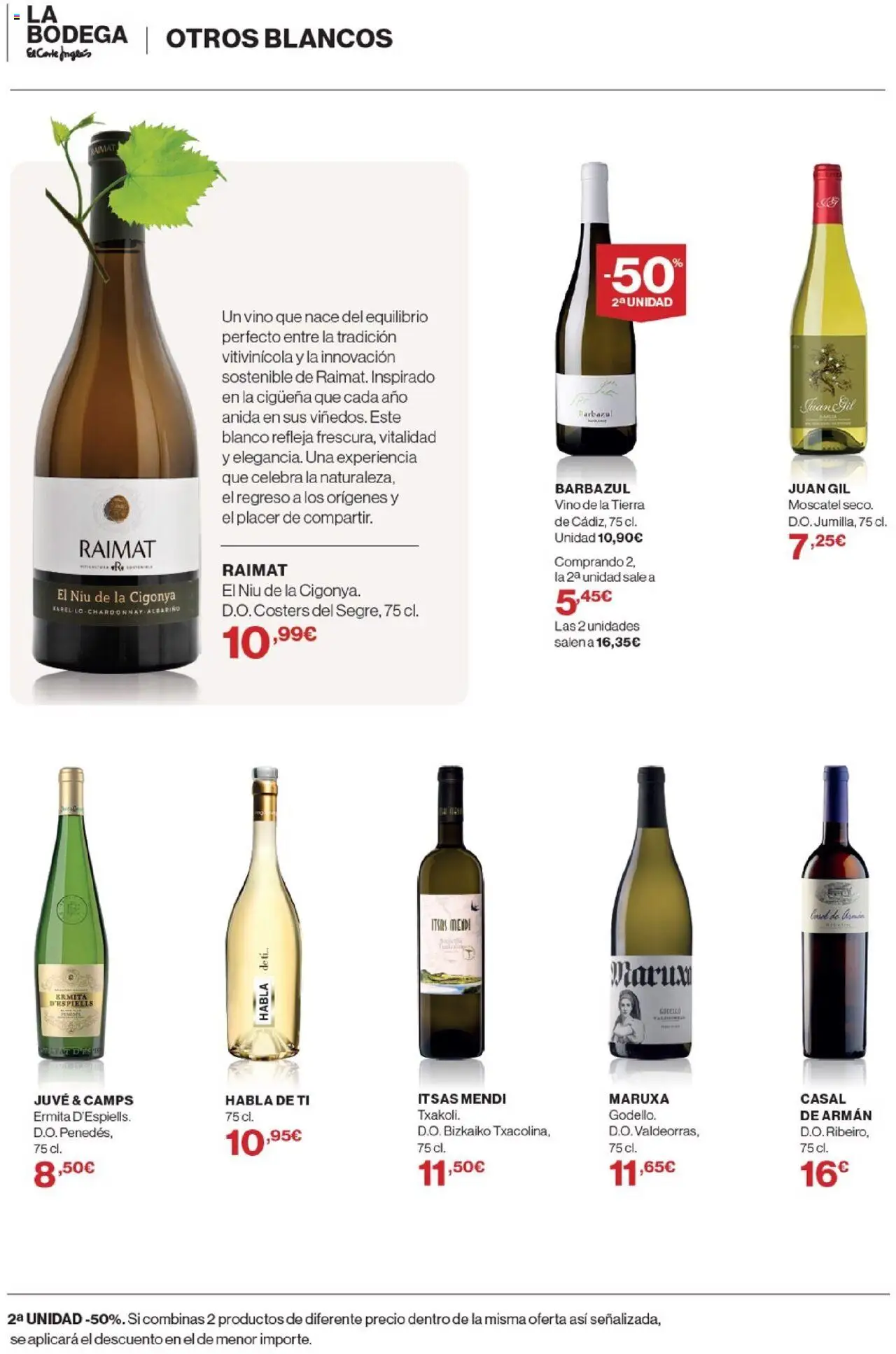 Nuevas ofertas de El Corte Inglés válidas en toda la República Mexicana desde el 02.10.2025. ¡Encuentra las mejores ofertas en El Corte Inglés - Catálogo La Bodega! | Página: 20 | Productos: Vino