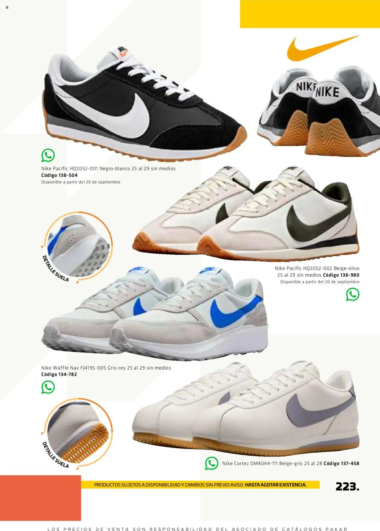 Nuevas ofertas de SC Pakar válidas en toda la República Mexicana desde el 29.08.2025. ¡Encuentra las mejores ofertas en SC Pakar - Catálogo Otoño Men Tomo 1! | Página: 223