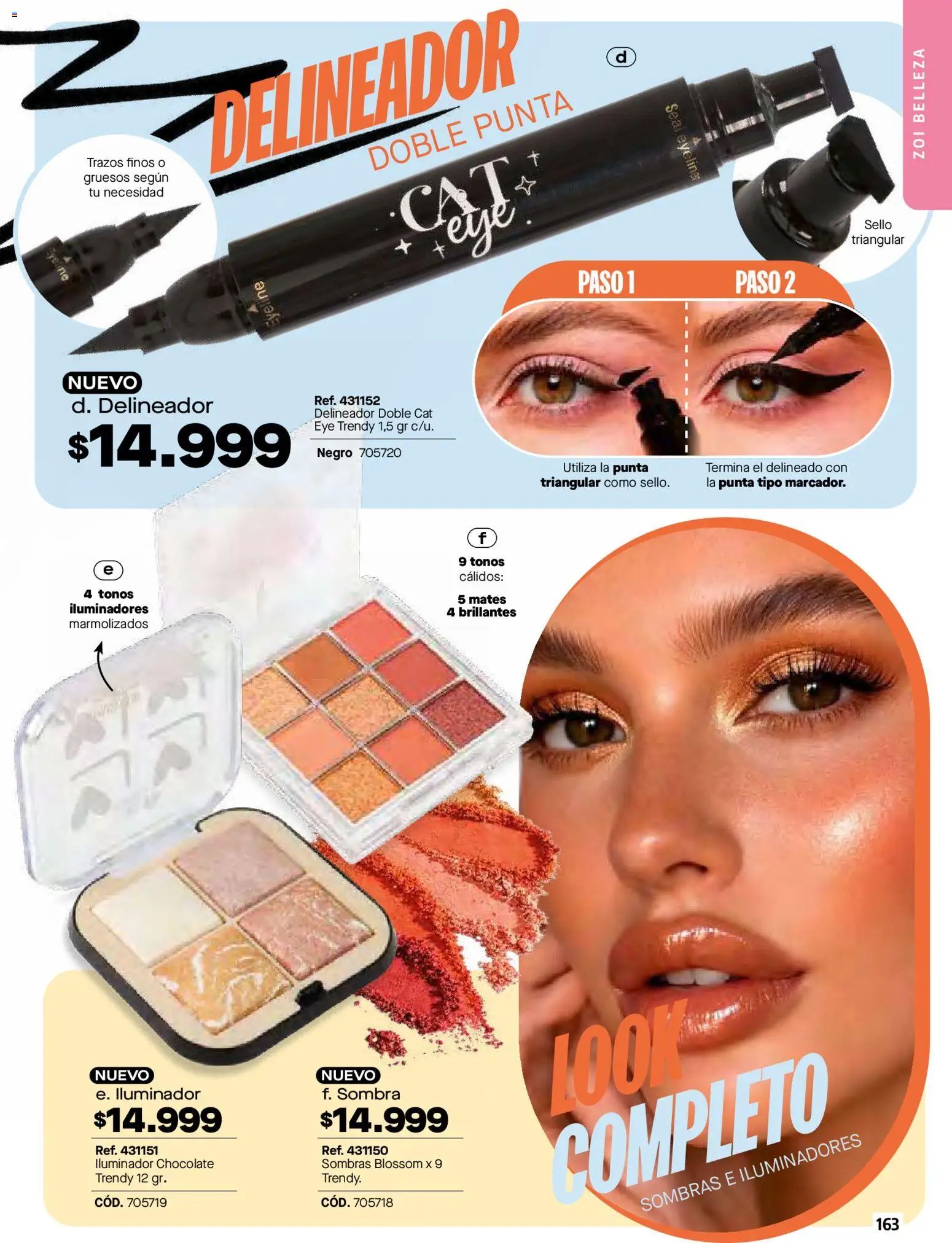 Pacifika revista - valida desde el 01.04.2026 | Página: 163 | Productos: Iluminador, Sombra, Delineador, Chocolate