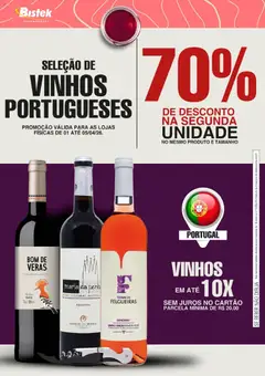 Bistek Supermercados ofertas Vinhos - Pré-Visualização do folheto da loja Bistek Supermercados, válido de 01.04.2026