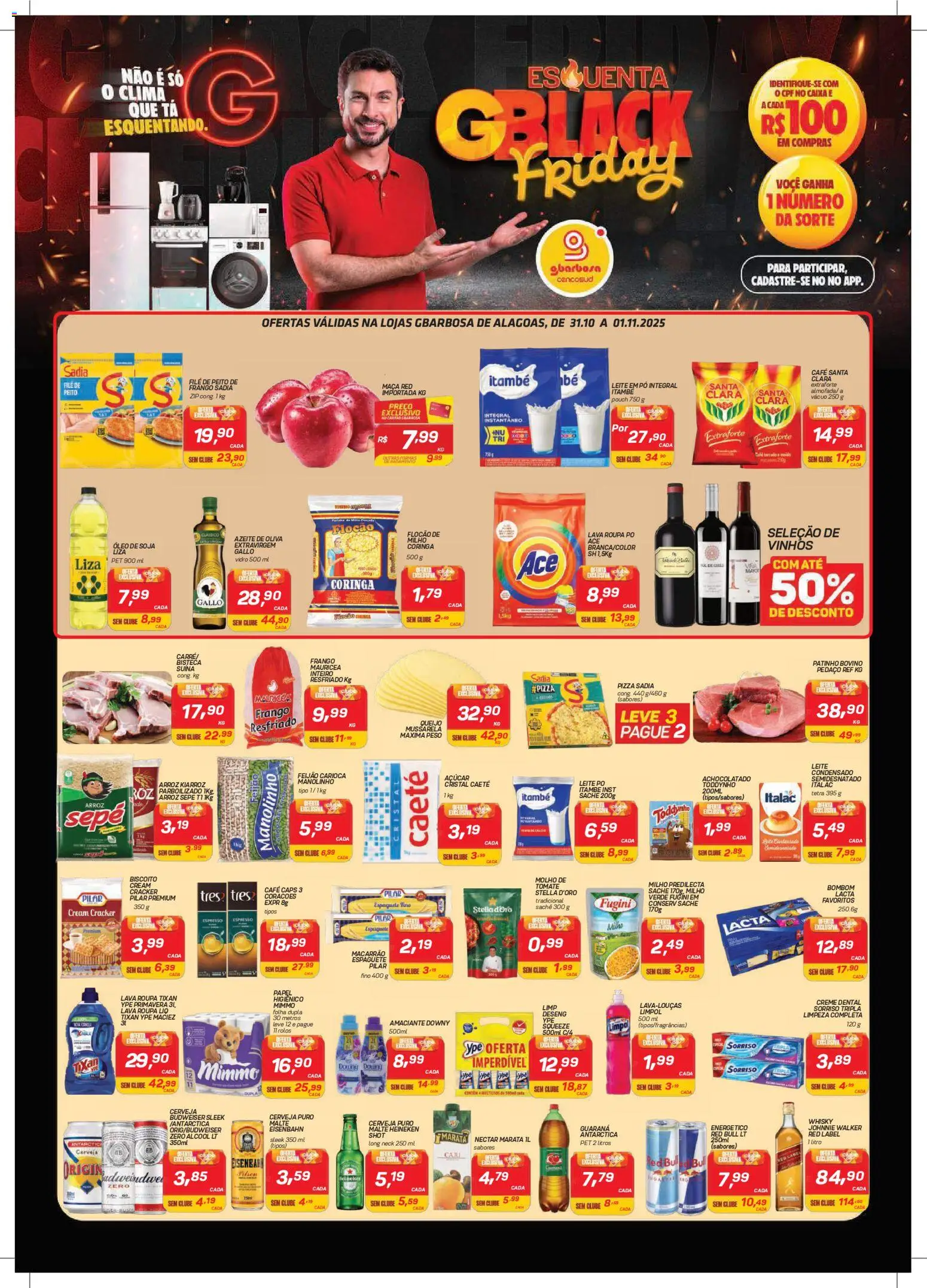 Gbarbosa Folheto - válido de 30.10.2025 | Página: 1 | Produtos: Pó, Café, Açúcar, Soja