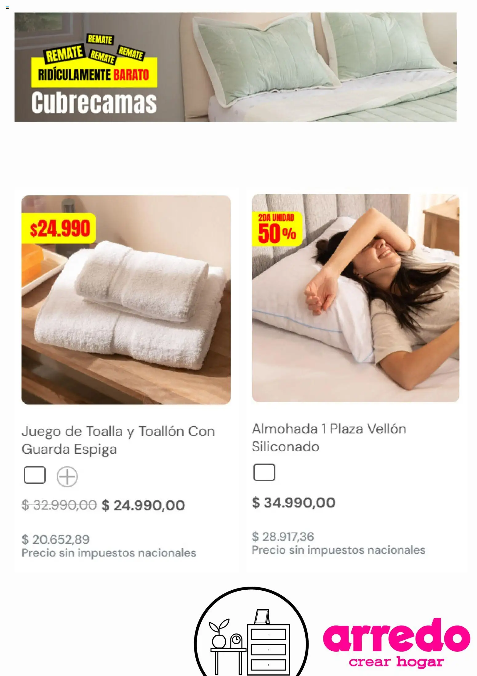 Arredo catálogo │ válido desde el 20.01.2026 | Página: 2 | Productos: Toalla, Almohada