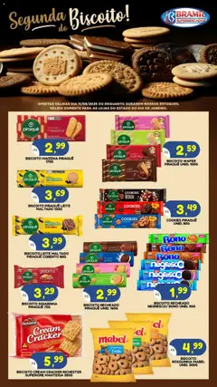 Bramil Supermercados - Ofertas Segunda do Biscoito - Pré-Visualização do folheto da loja Bramil Supermercados, válido de 11.08.2025