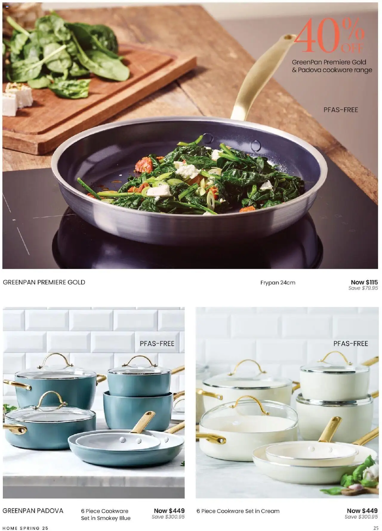 Myer catalogue - valid from 04.08.2025 | Page: 25 | Products: Cookware, Cream