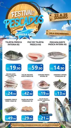 Estrela Azul - Ofertas Festival de Pescados - Pré-Visualização do folheto da loja Estrela Azul, válido de 22.01.2026