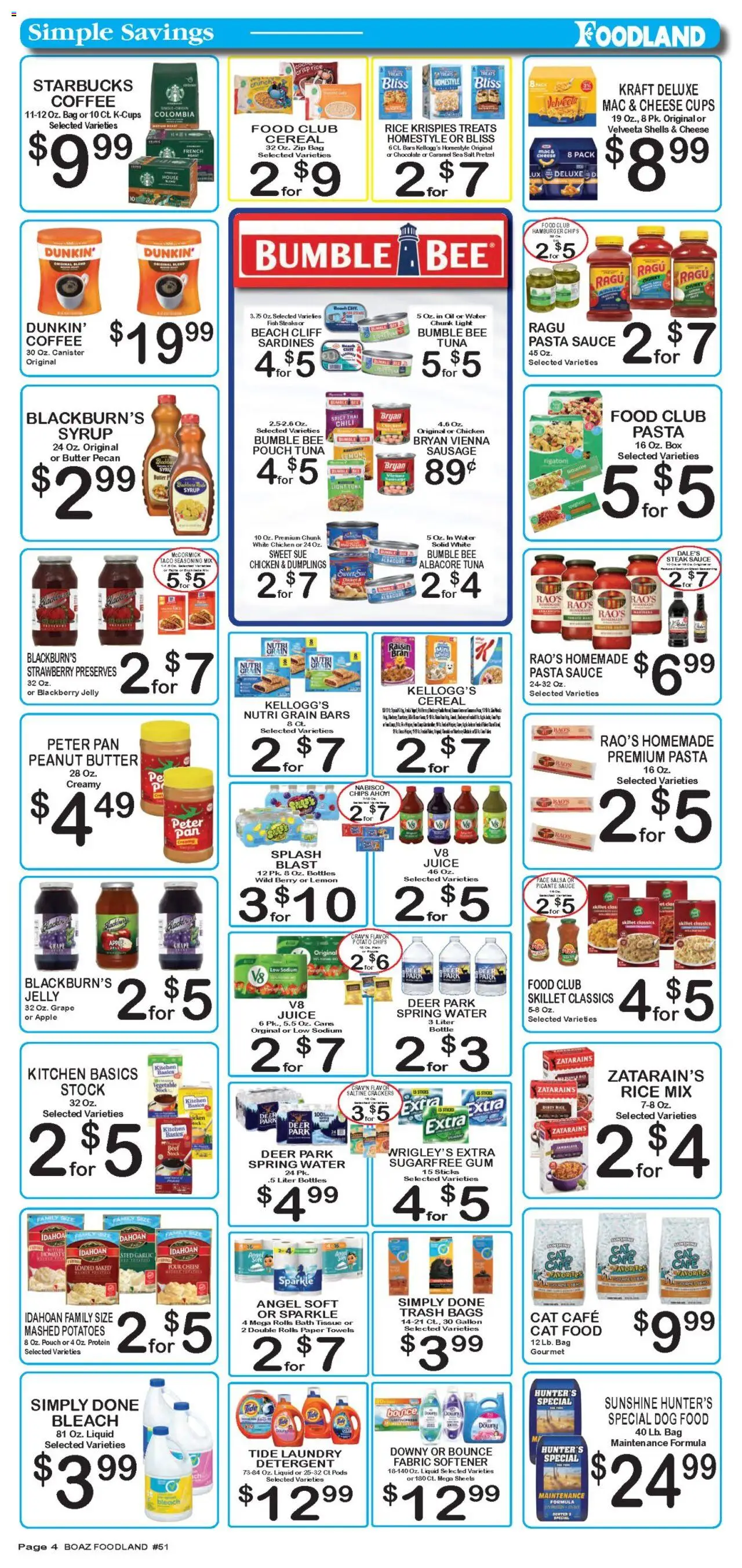 Foodland Weekly Ad - valid from 30.09.2025 | Page: 4 | Products: Bath, Fish, Beef, Salt