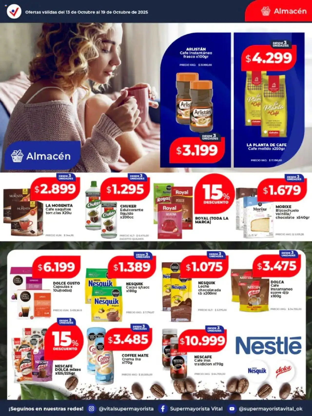 Vital - Ofertas │ válido desde el 13.10.2025 | Página: 15 | Productos: Mate, Edulcorante, Cacao, Planta