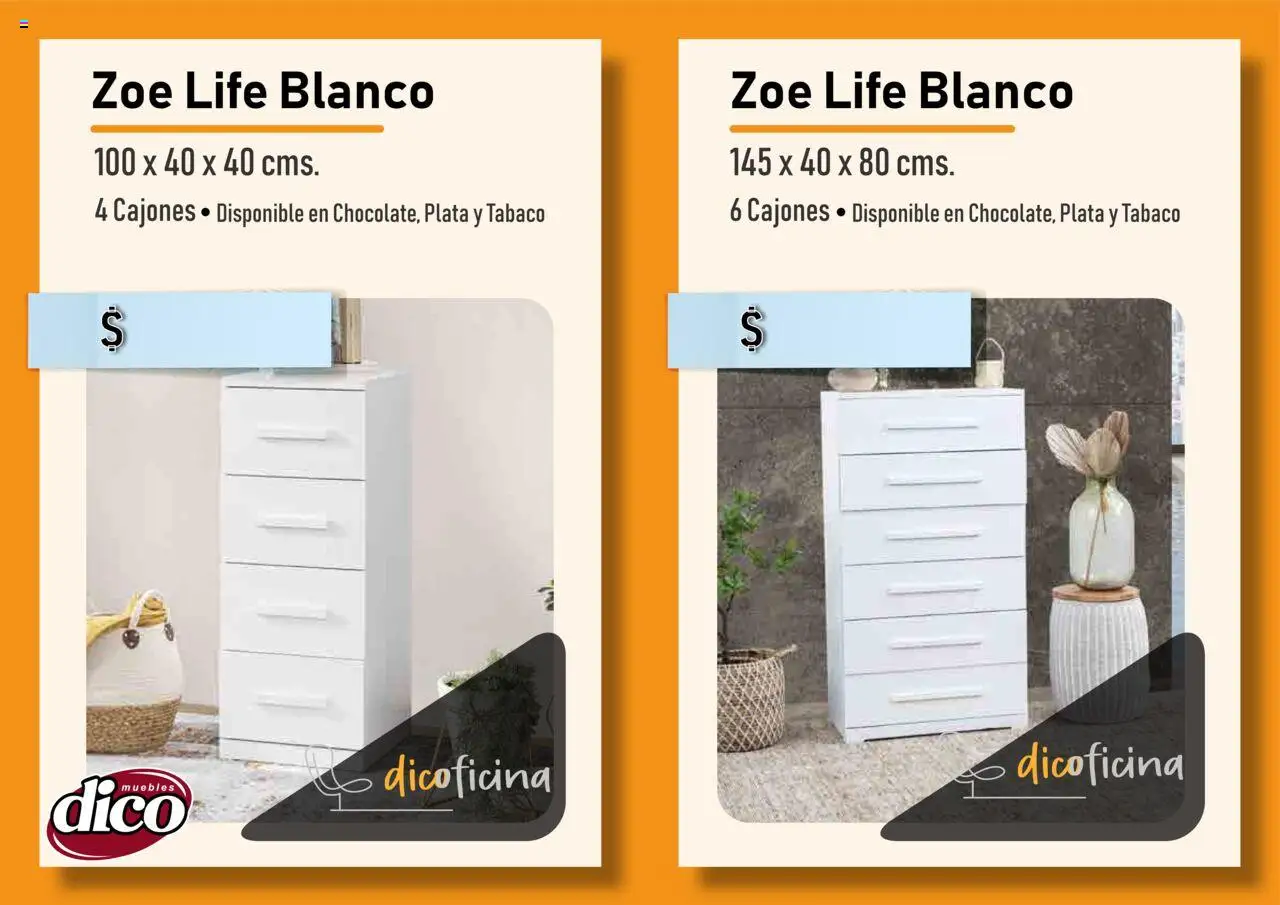 Nuevas ofertas de Muebles Dico válidas en toda la República Mexicana desde el 03.07.2025. ¡Encuentra las mejores ofertas en Muebles Dico catálogo Oficina! | Página: 20