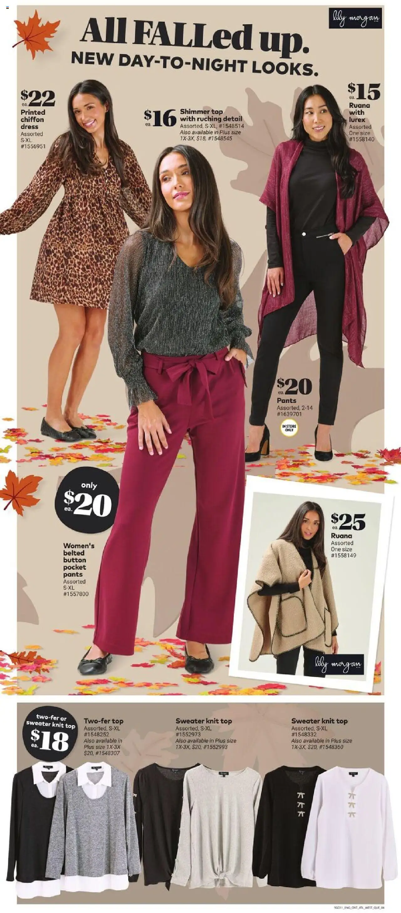 Giant Tiger flyer valid from 15.10.2025 | Page: 10 | Products: Dress, Sweater, Pants
