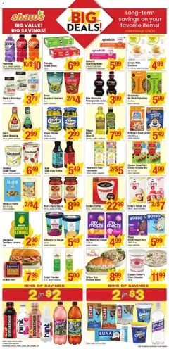 Preview of Shaw's weekly ads valid from 01.08.2025
