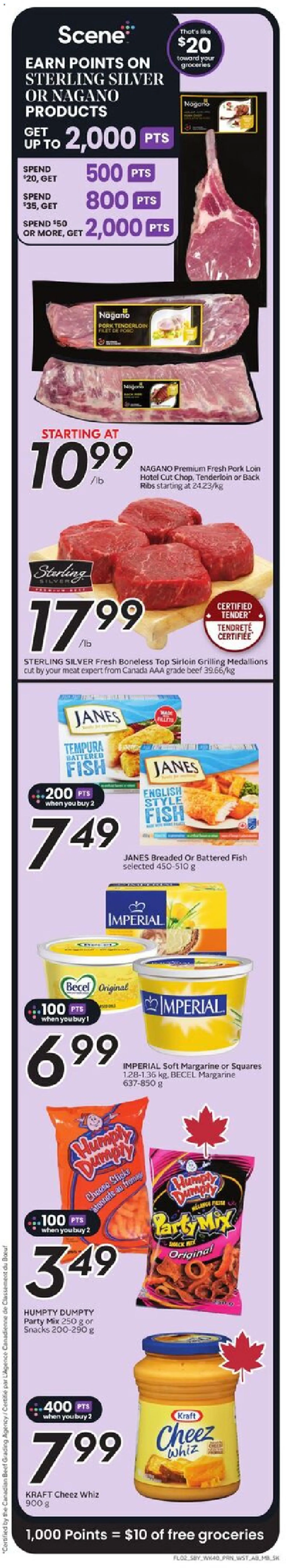 Safeway flyer valid from 29.01.2026 | Page: 3 | Products: Fish, Beef, Cheese, Pork