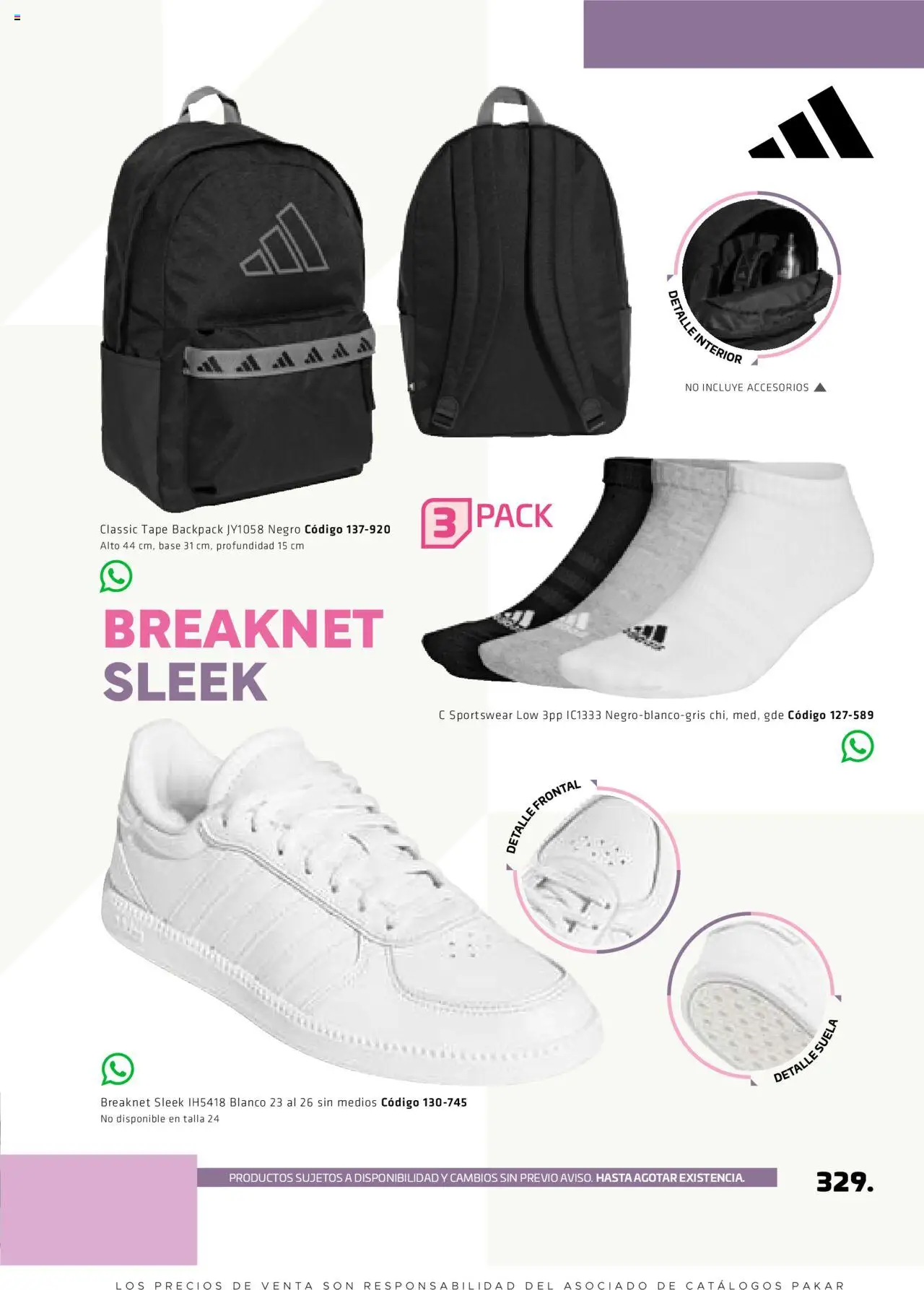 Nuevas ofertas de SC Pakar válidas en toda la República Mexicana desde el 29.08.2025. ¡Encuentra las mejores ofertas en SC Pakar - Catálogo Otoño Women! | Página: 329