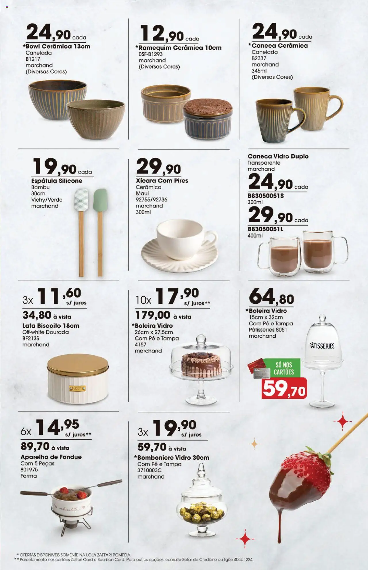 Zaffari Folheto - válido de 17.07.2025 | Página: 7 | Produtos: Biscoito, Caneca, Bourbon, Espátula