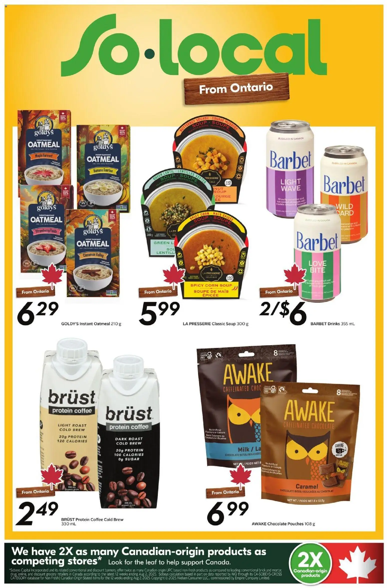Sobeys flyer valid from 15.01.2026 | Page: 17 | Products: Milk, Coffee, Chocolate