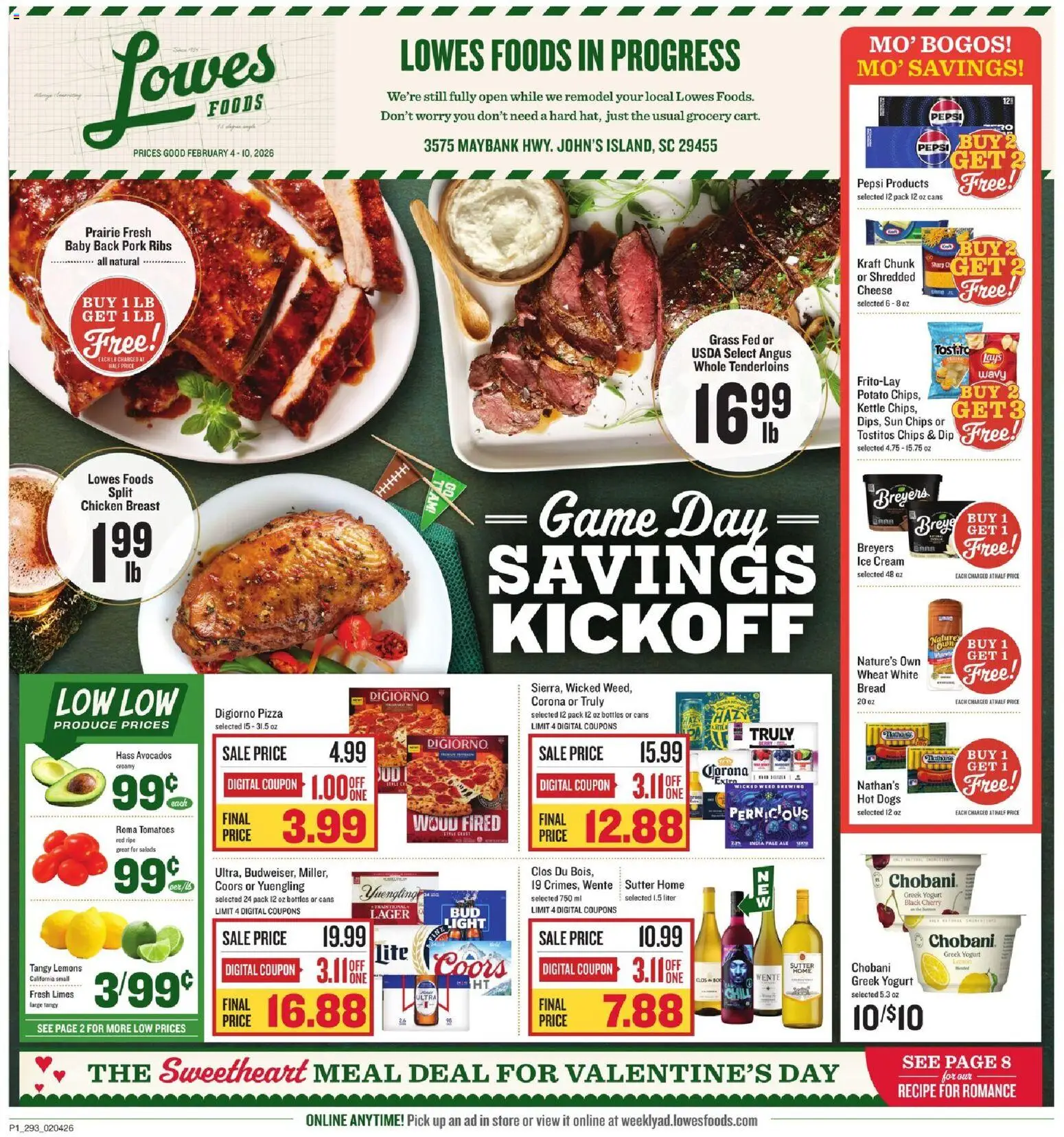 Lowes Foods Weekly Ad - SC - valid from 04.02.2026 | Page: 1