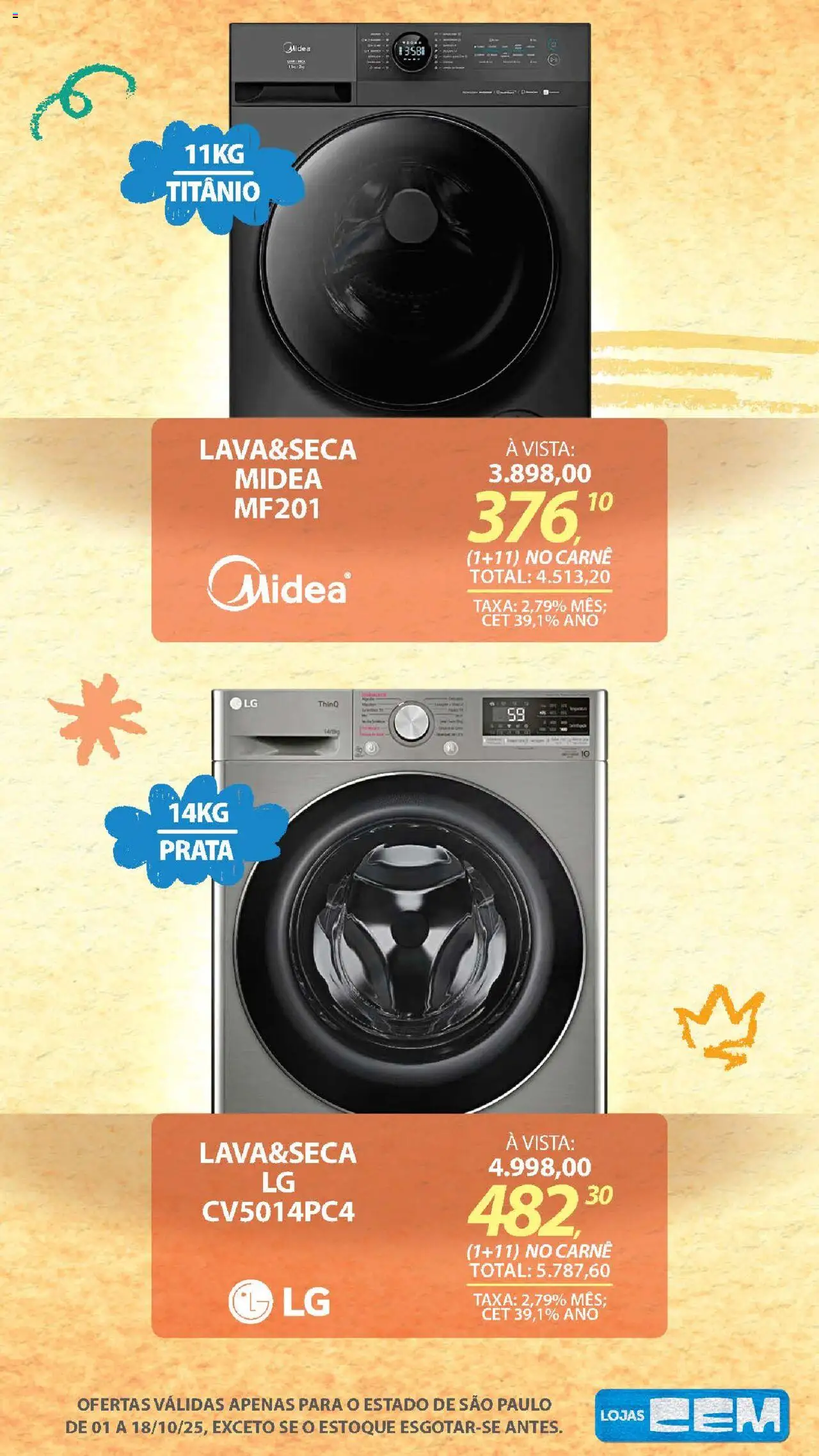 Lojas Cem Folheto - válido de 01.10.2025 | Página: 31 | Produtos: Carne