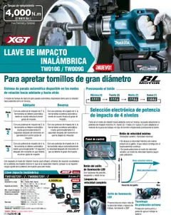 Vista previa de Makita - Catálogo, nuevo folleto de la tienda, válido en México a partir del 04.09.2025 | Página: 34 | Productos: Agua, Cargador, Lámpara, Polvo