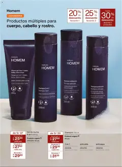 Catálogo Natura válido desde 29.08.2025 | Página: 42 | Productos: Shampoo, Gel de ducha, Ducha
