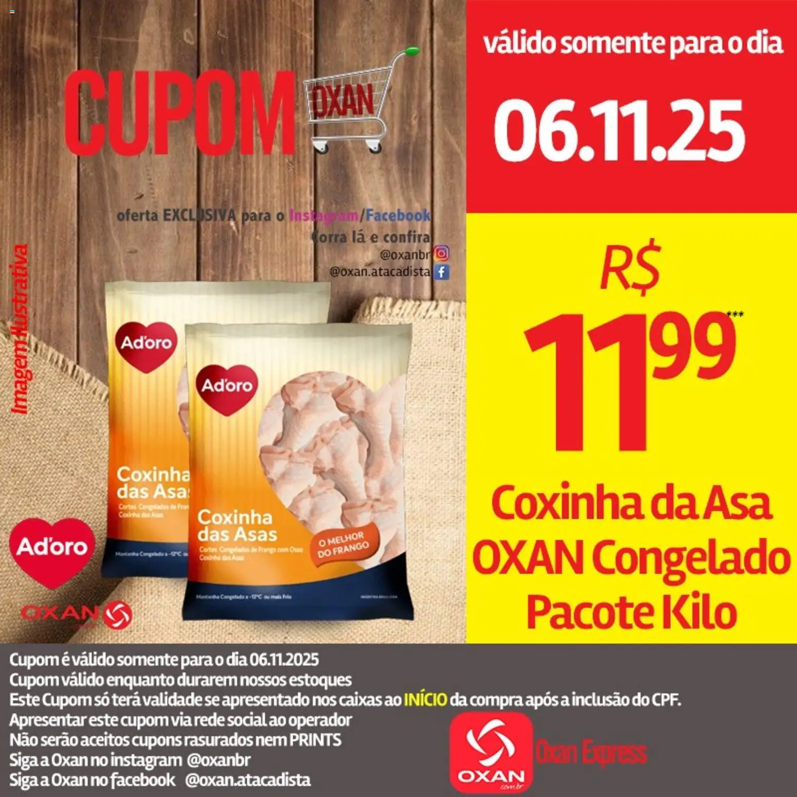 Oxan Atacadista Folheto - válido de 06.11.2025 | Página: 6 | Produtos: Frango
