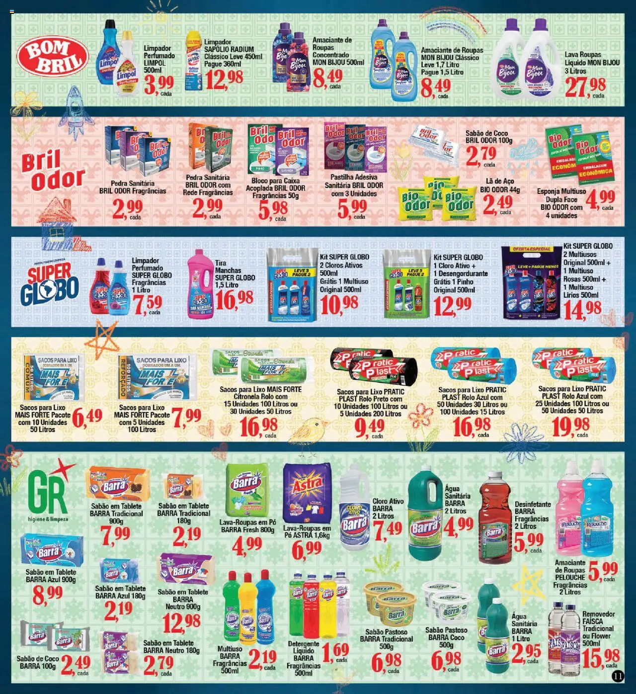 Supermercados Unidos Folheto - válido de 01.10.2025 | Página: 11 | Produtos: Pó, Desengordurante, Sabão, Roupas
