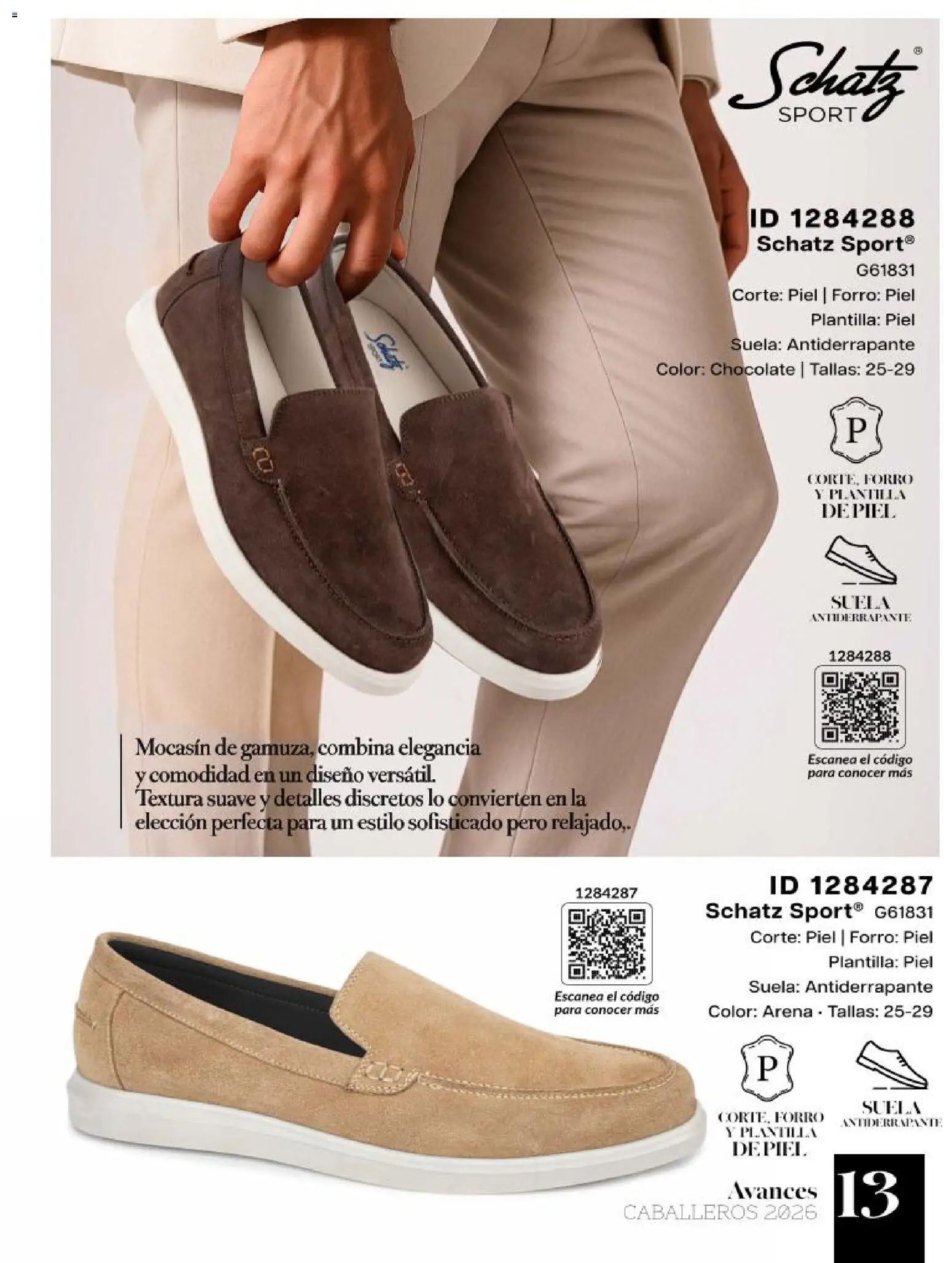 Nuevas ofertas de Price Shoes válidas en toda la República Mexicana desde el 15.11.2025. ¡Encuentra las mejores ofertas en Price Shoes catálogo Avances Caballeros 2026! | Página: 13 | Productos: Chocolate, Mocasín