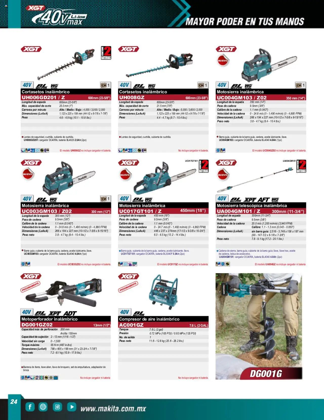 Nuevas ofertas de Makita válidas en toda la República Mexicana desde el 16.03.2023. ¡Encuentra las mejores ofertas en Makita Líneas de Ensamble! | Página: 26