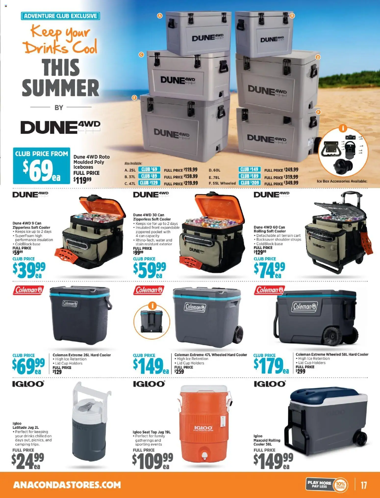 Anaconda catalogue - valid from 03.12.2025 | Page: 17 | Products: Box, Cart, Water, Accessories