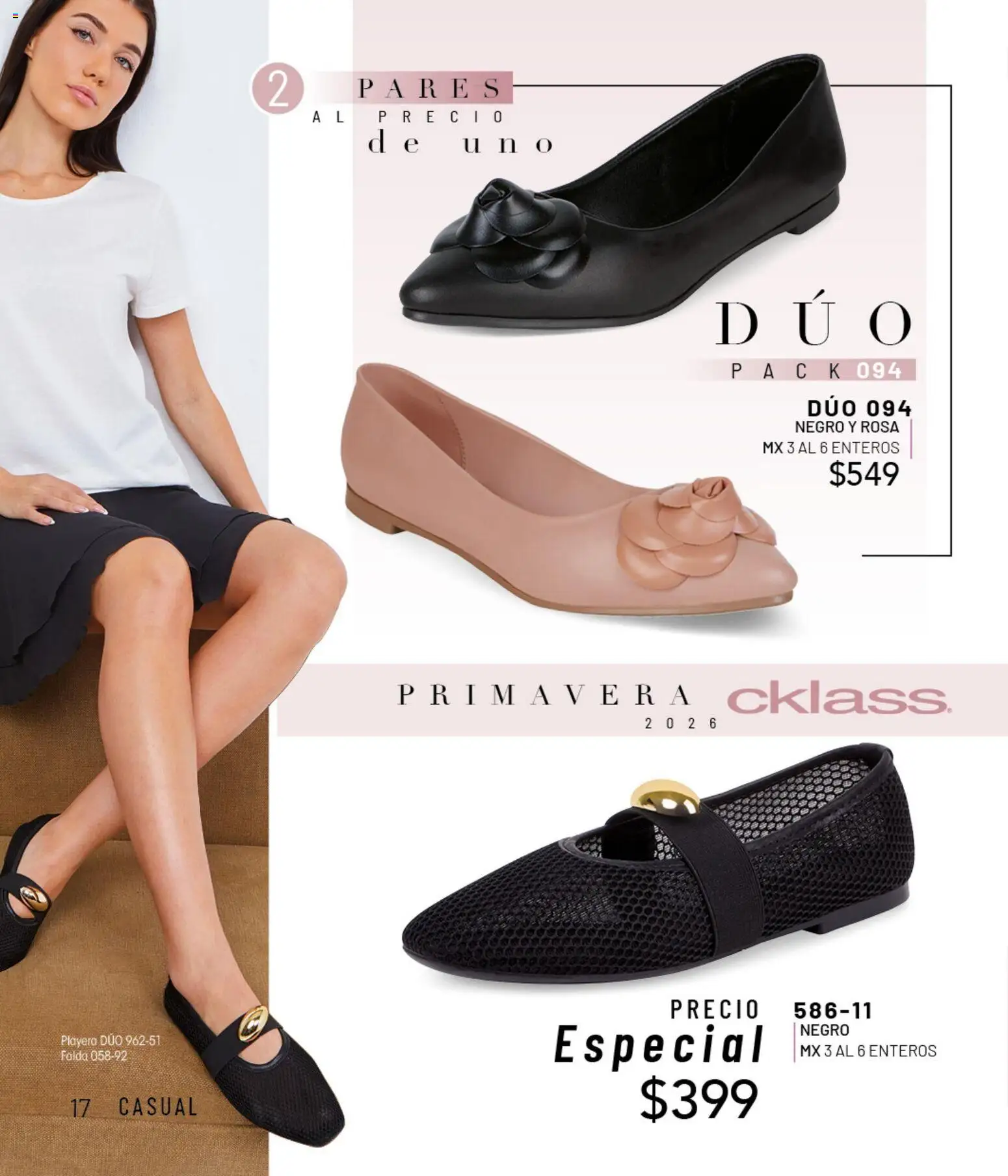 Nuevas ofertas de Cklass válidas en toda la República Mexicana desde el 02.01.2026. ¡Encuentra las mejores ofertas en Cklass catálogo Casuales! | Página: 18 | Productos: Playera, Falda